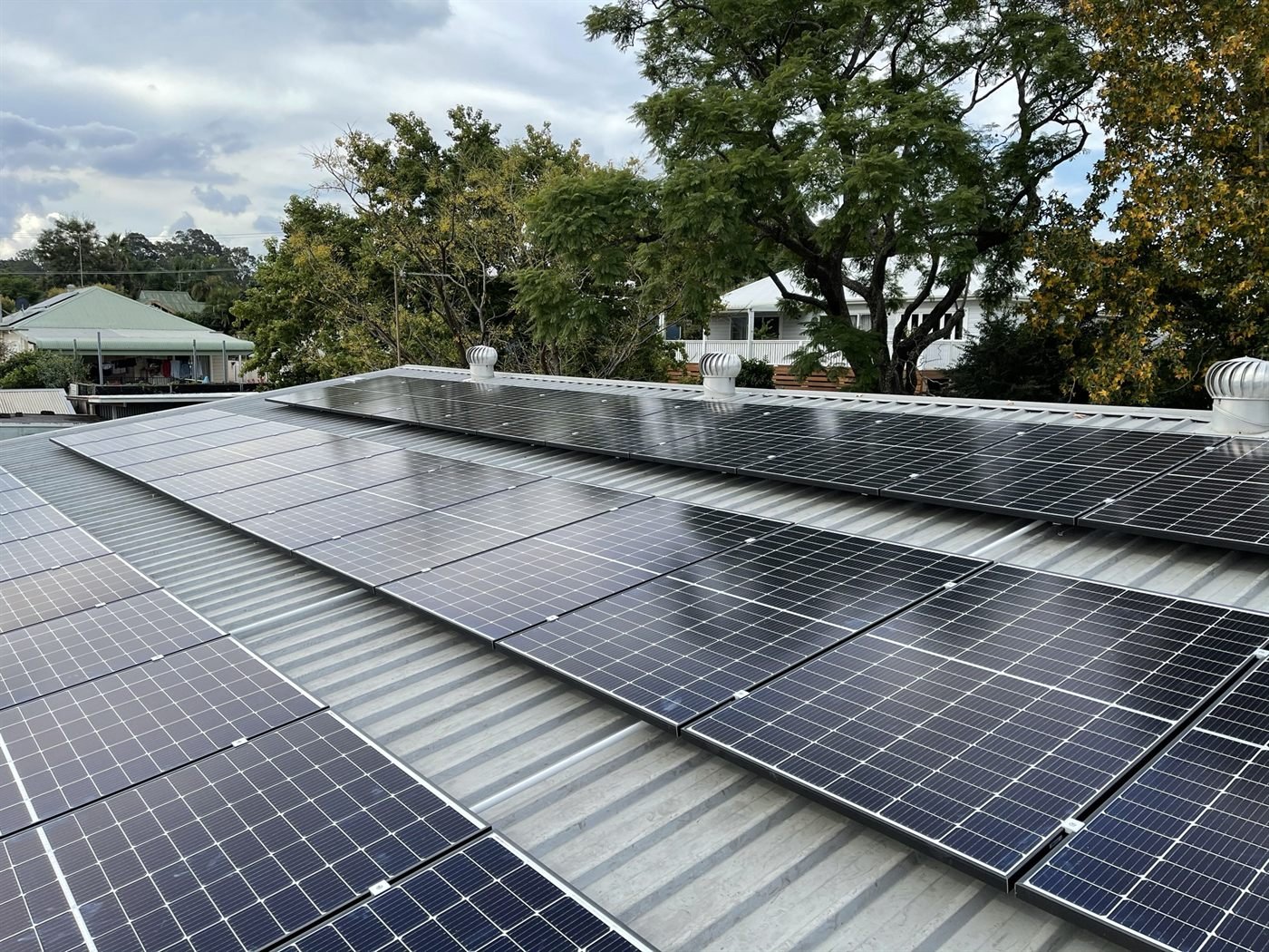 Residential rooftop solar install on a Hunter Valley home