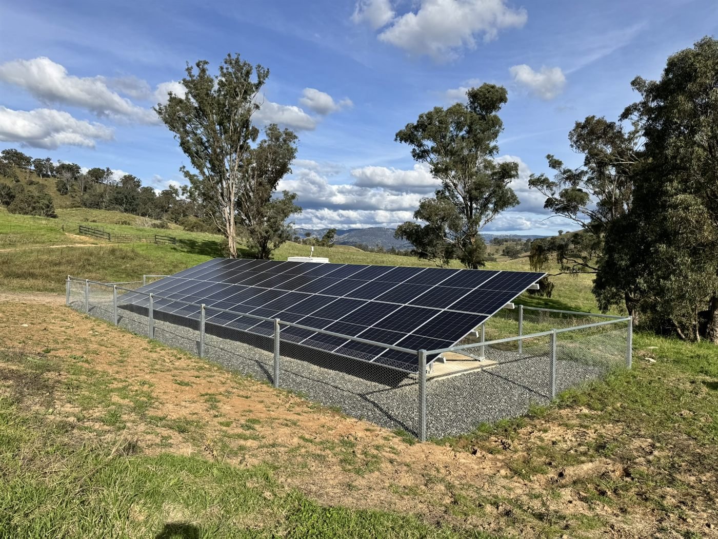 A Kemp Energy off-grid solar install in Central West NSW